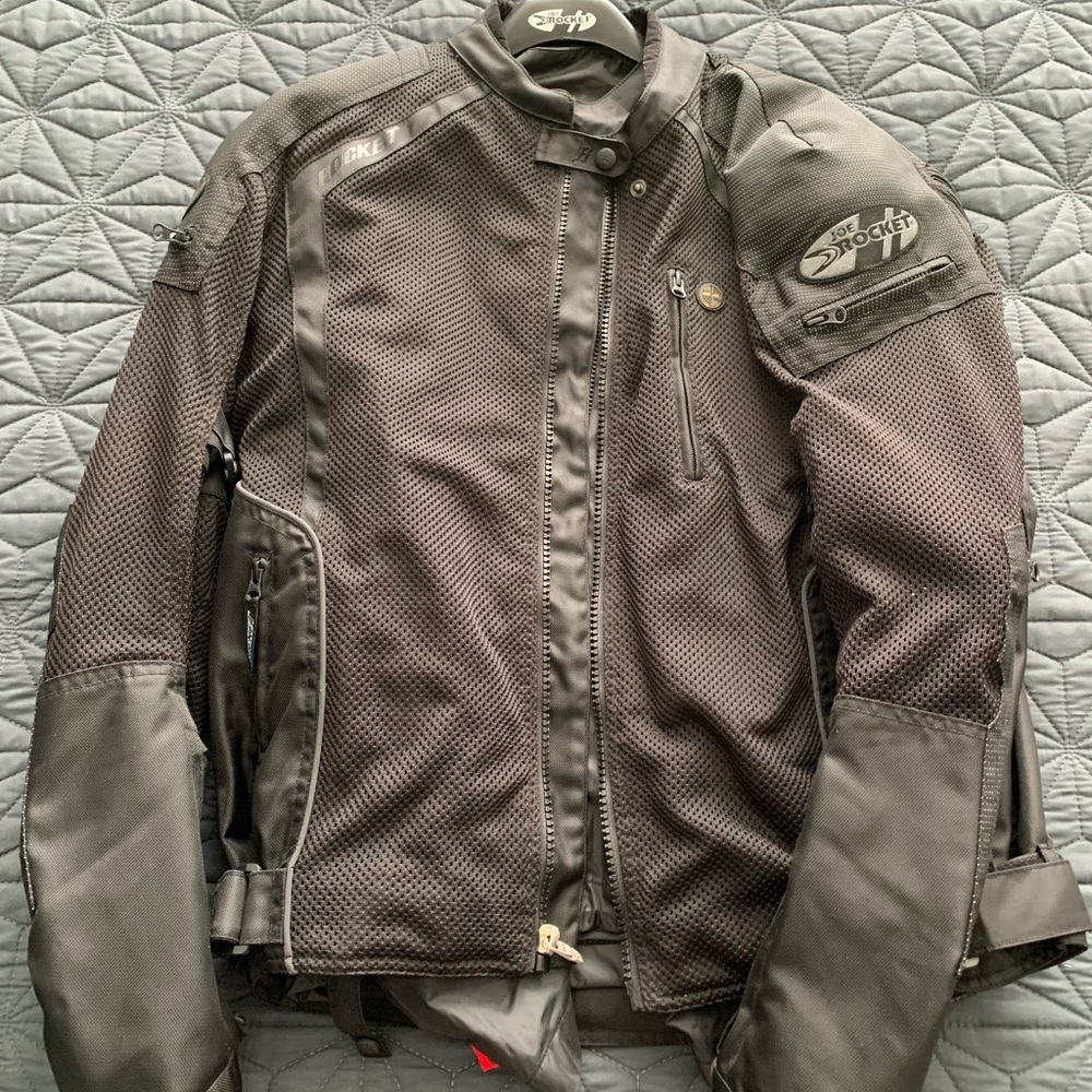 Joe Rocket 3-Season Zip-Out Lined Motorcycle Jacket size XL